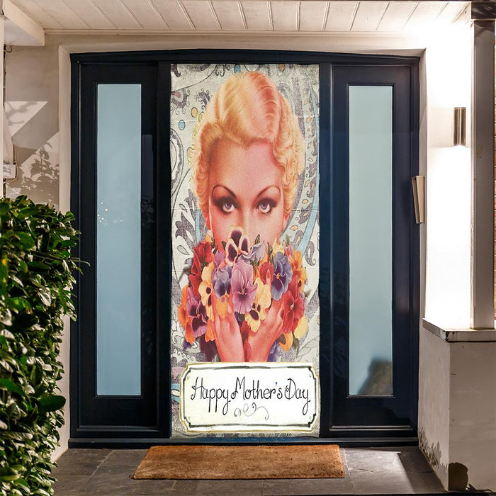 DoorFoto Door Cover Happy Mother's Day