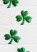 DoorFoto Door Cover Three Leaf Clovers