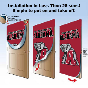 DoorFoto Door Cover The University of Alabama