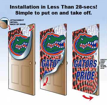 DoorFoto Door Cover Gators Pride