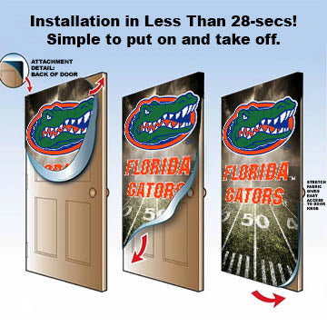 DoorFoto Door Cover Gator Nation